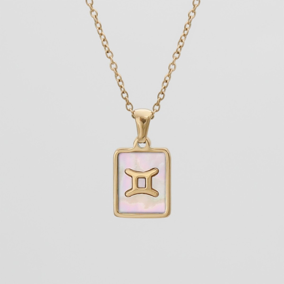 Pink Zodiac Symbol Necklace - ISMI JEWELS