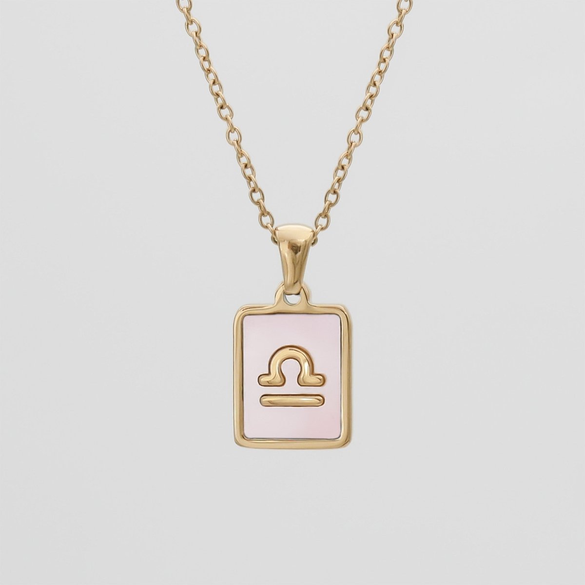 Pink Zodiac Symbol Necklace - ISMI JEWELS