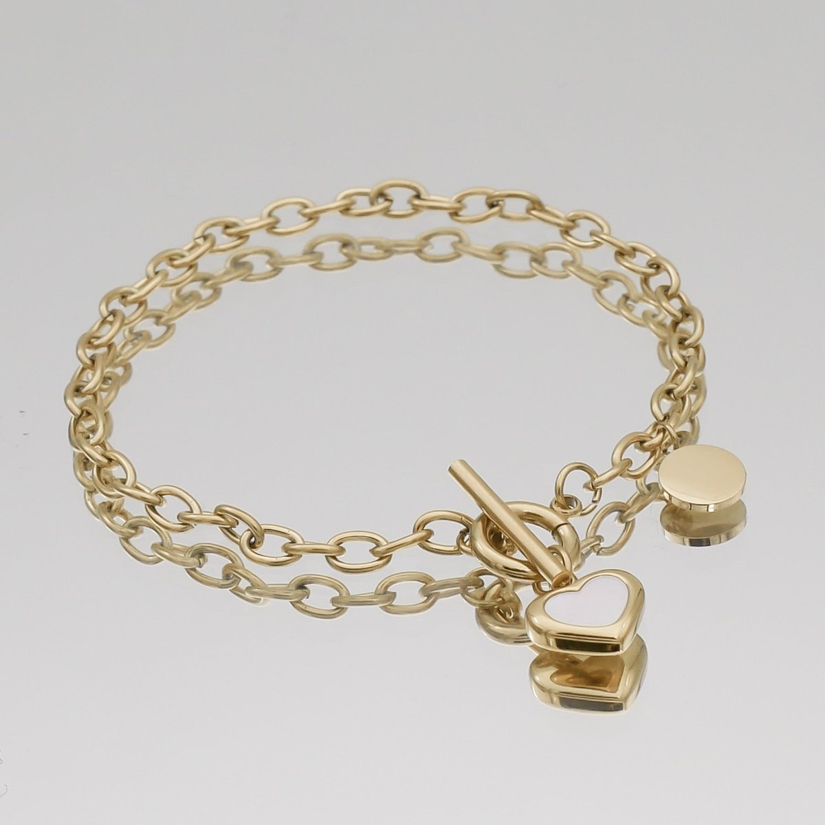 Reign Opal Heart Bracelet - ISMI JEWELS