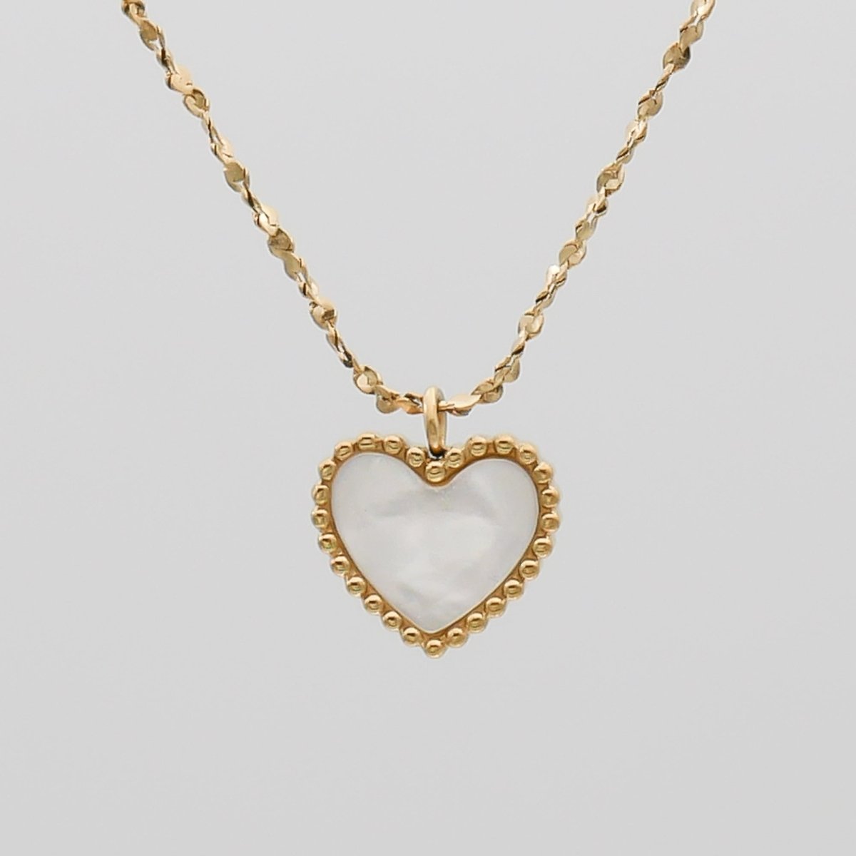 Reign Opal Heart Necklace - ISMI JEWELS
