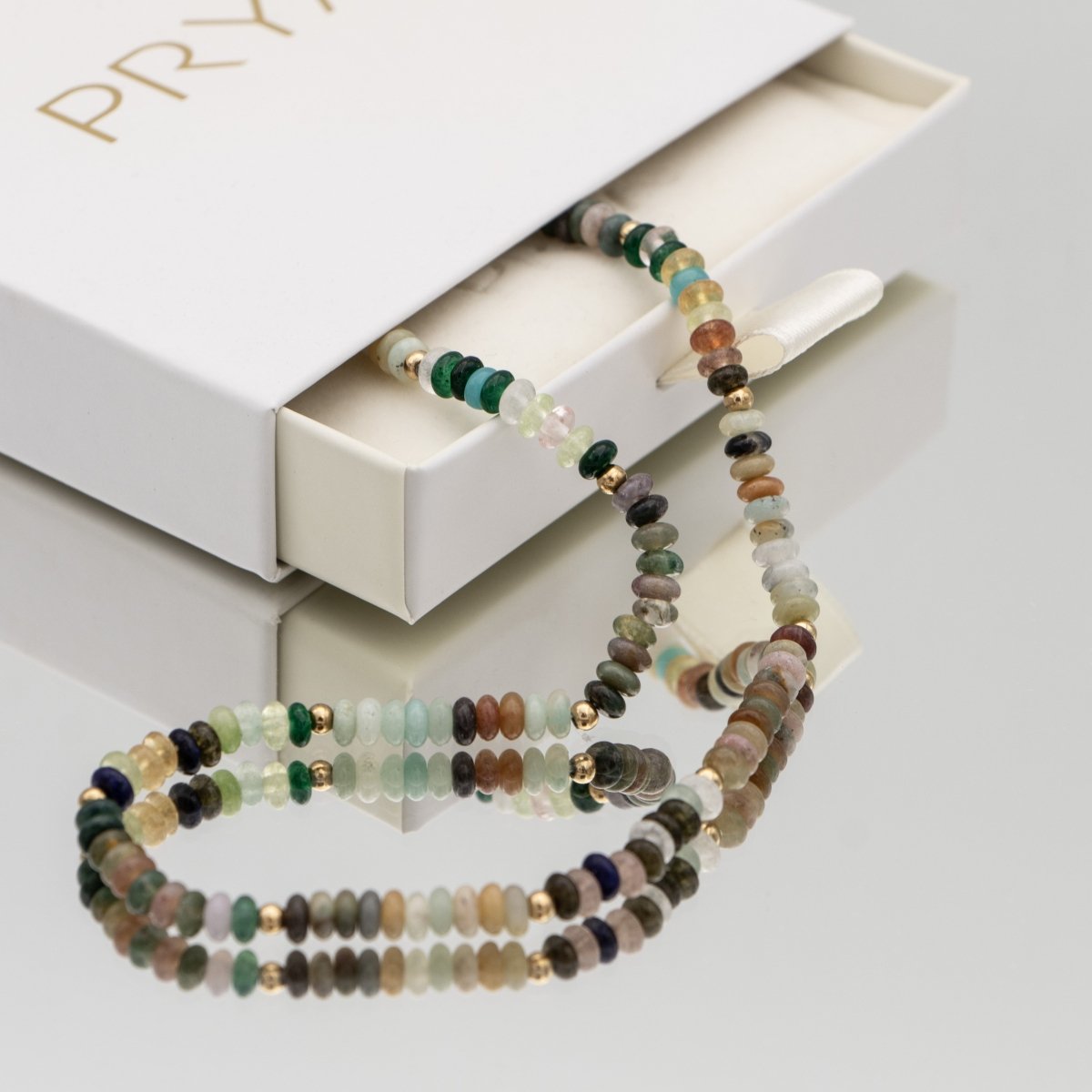 Ren Natural Stone Beaded Necklace - ISMI JEWELS