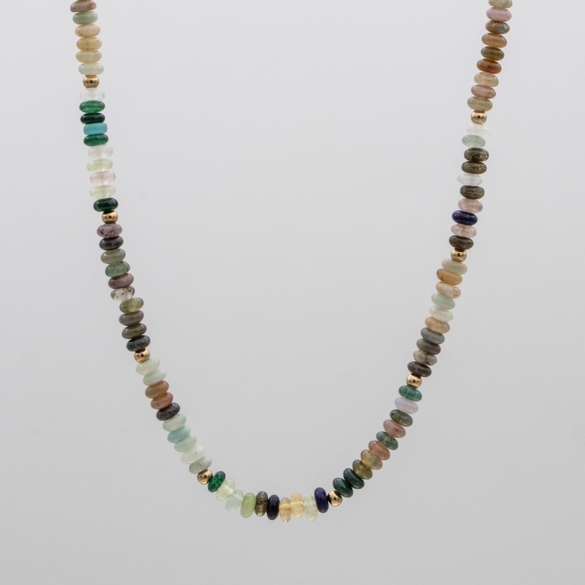 Ren Natural Stone Beaded Necklace - ISMI JEWELS