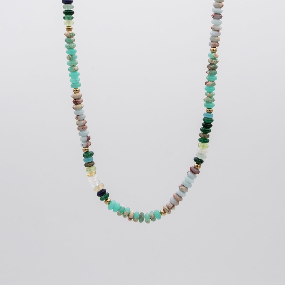 Ren Natural Stone Beaded Necklace - ISMI JEWELS