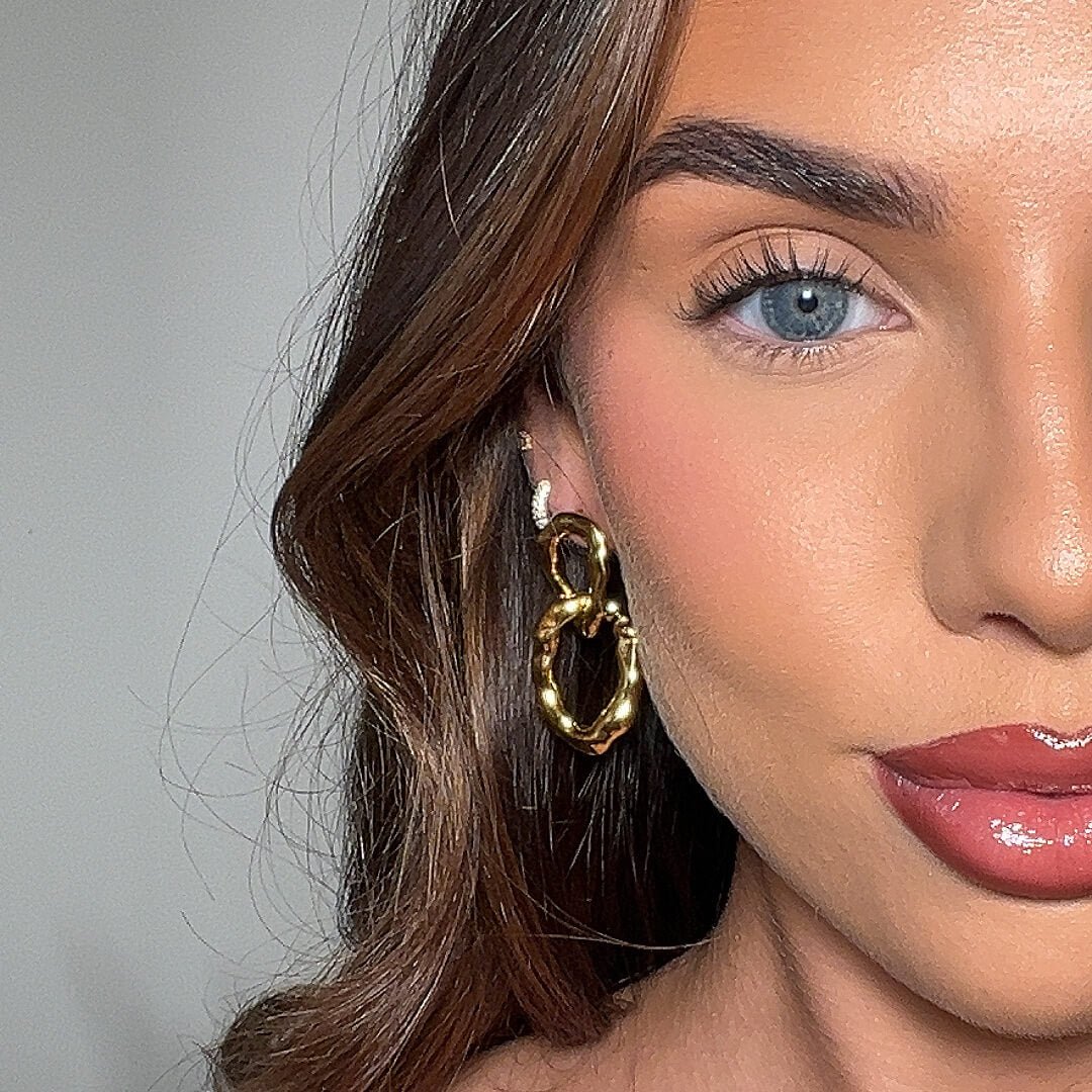 Ria Link Drop Earrings - ISMI JEWELS