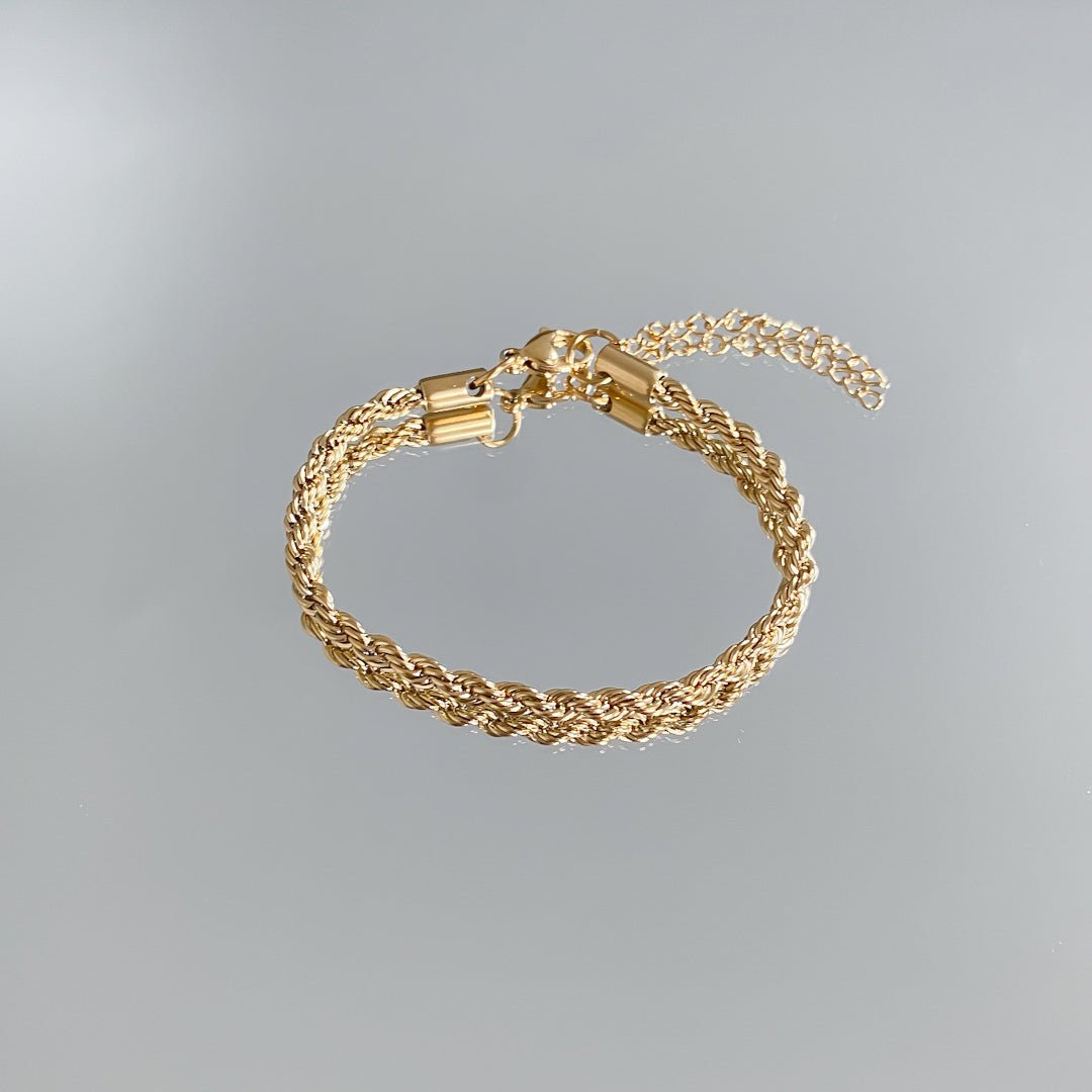 Rope Chain Anklet | Gold - ISMI JEWELS