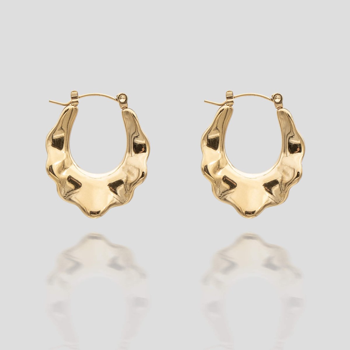 Ruba Wave Earrings - ISMI JEWELS