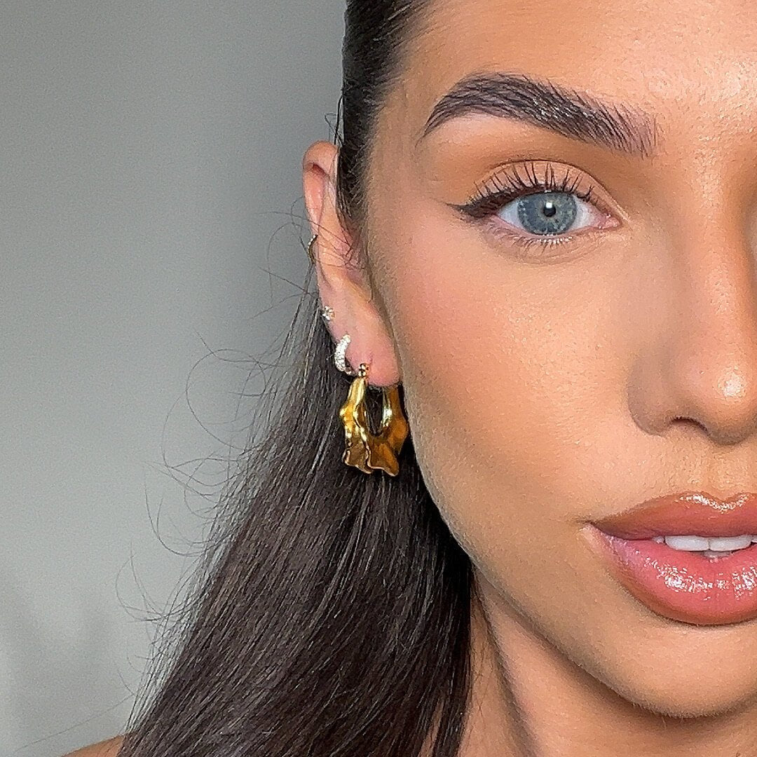 Ruba Wave Earrings - ISMI JEWELS