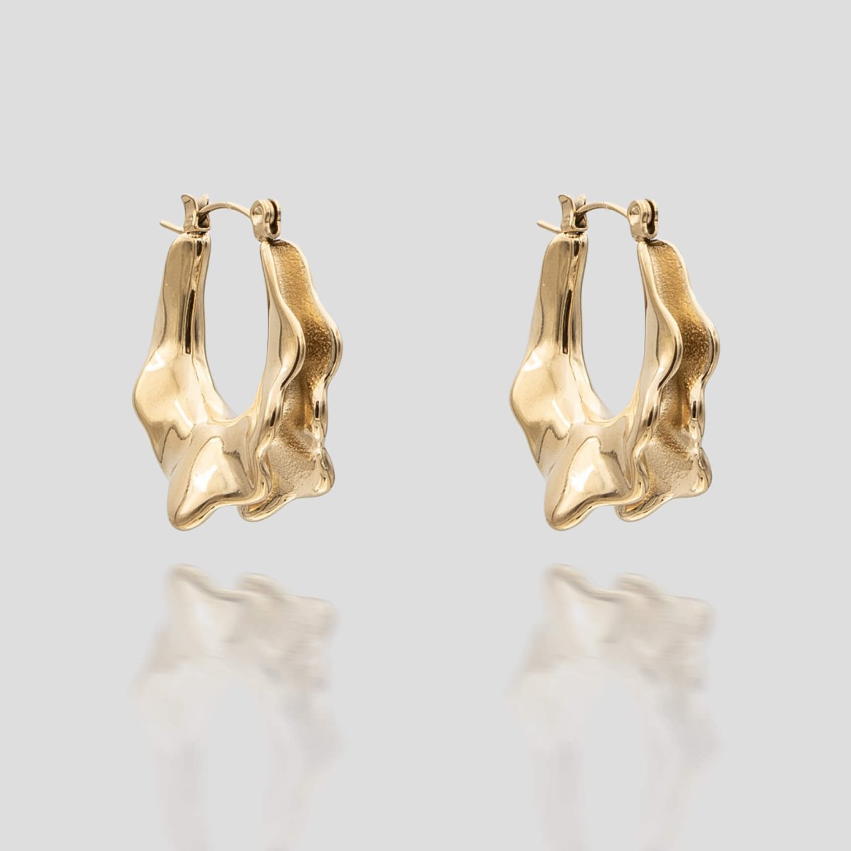 Ruba Wave Earrings - ISMI JEWELS