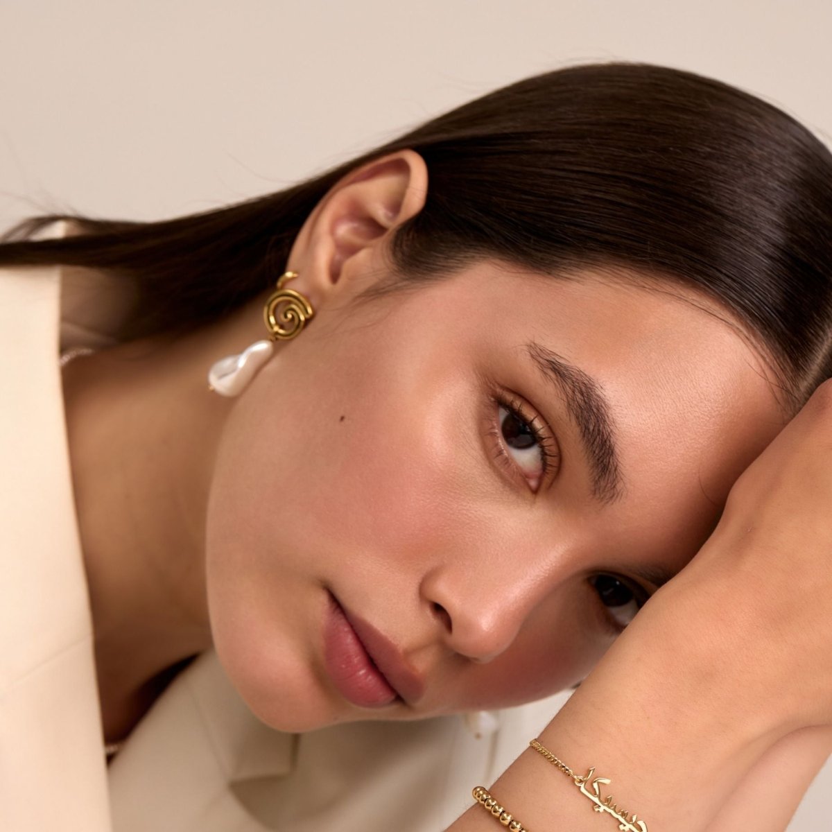 Rumi Pearl Earrings - ISMI JEWELS