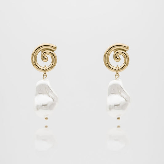 Rumi Pearl Earrings - ISMI JEWELS