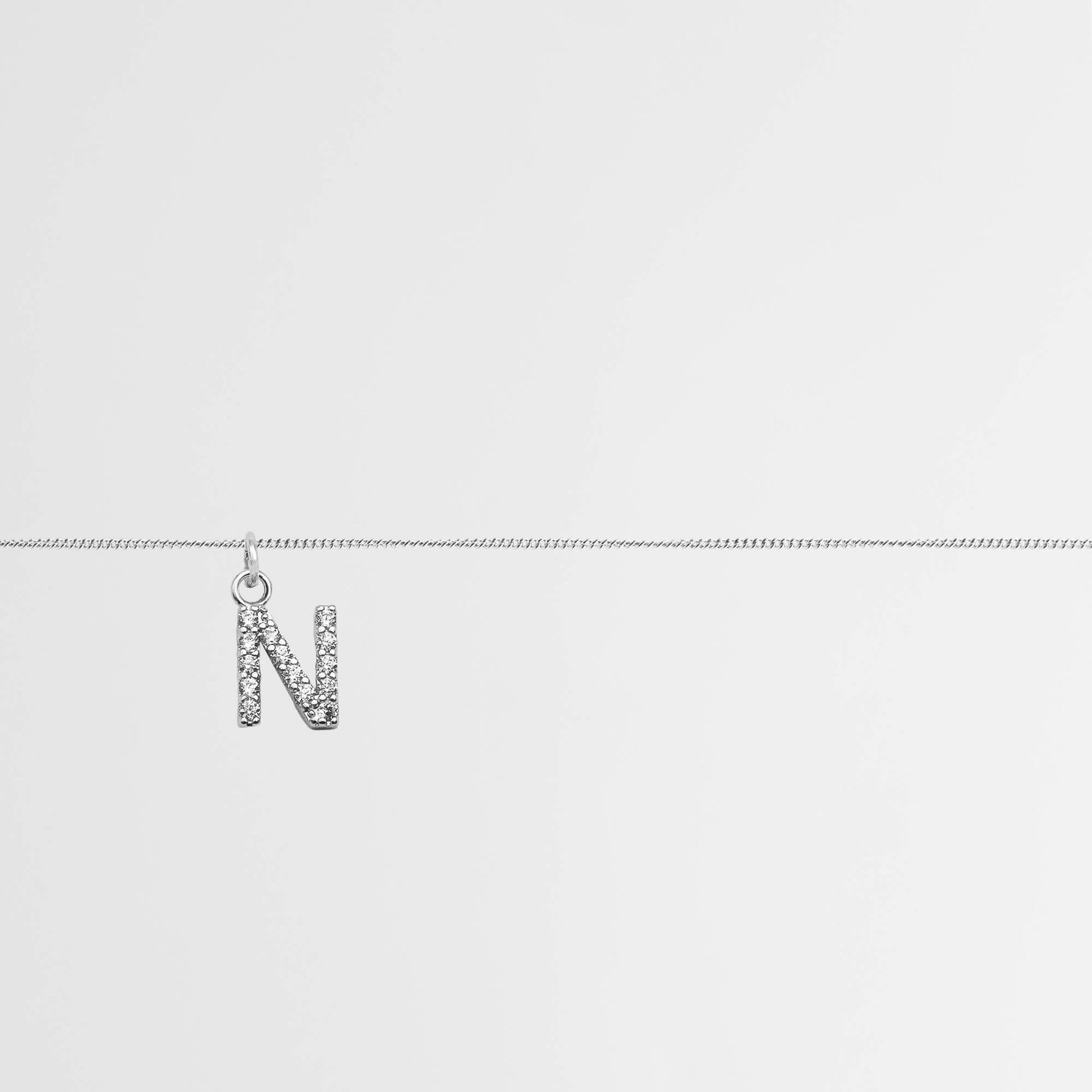 Samara Pave Initial Belly chain - Image 30 - ISMI JEWELS