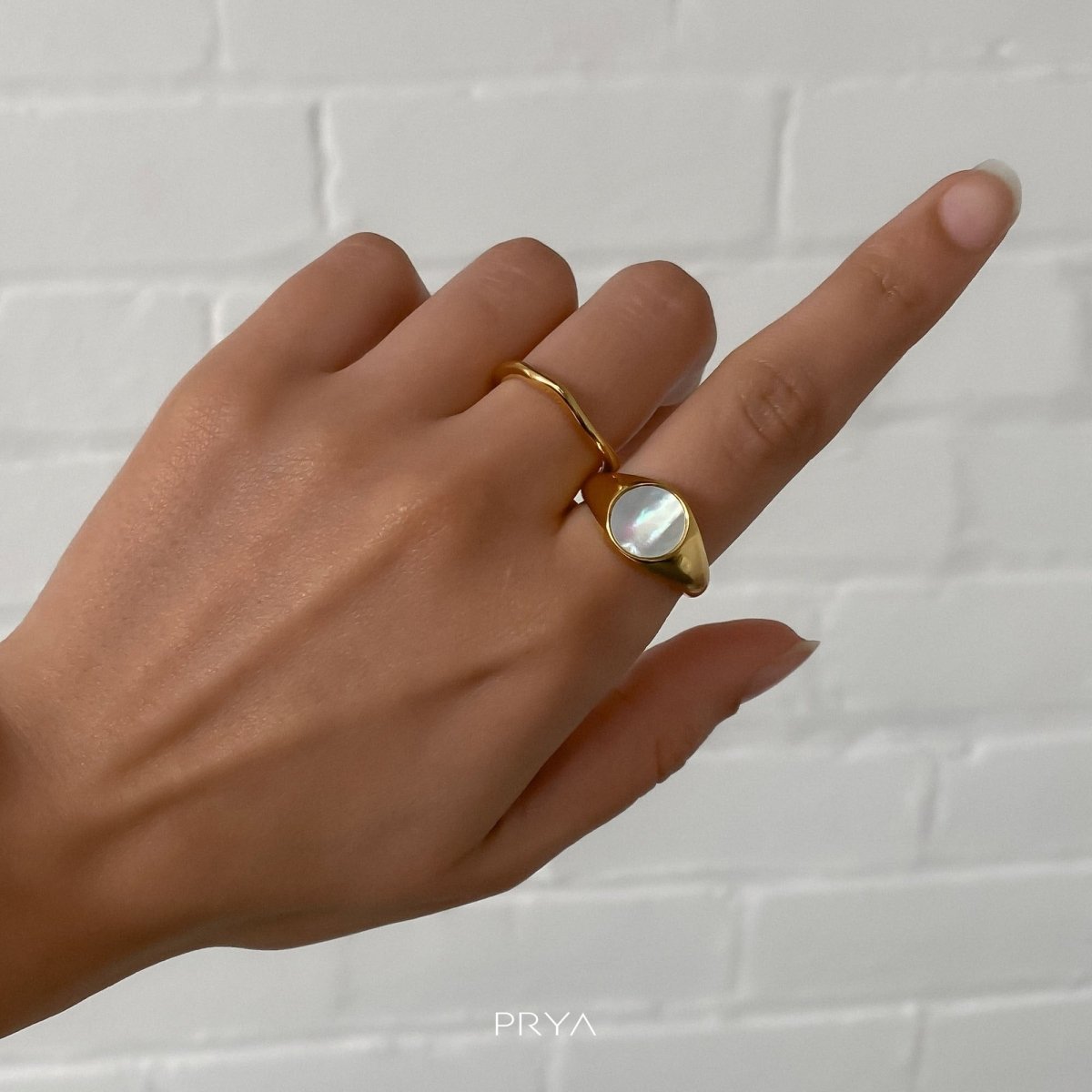 Samaria Opal signet Ring - ISMI JEWELS