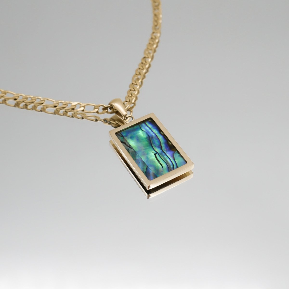 Saraya Abalone Tablet Necklace - ISMI JEWELS