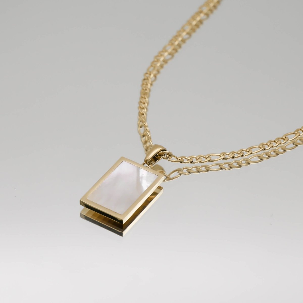 Saraya Opal Tablet Necklace - ISMI JEWELS