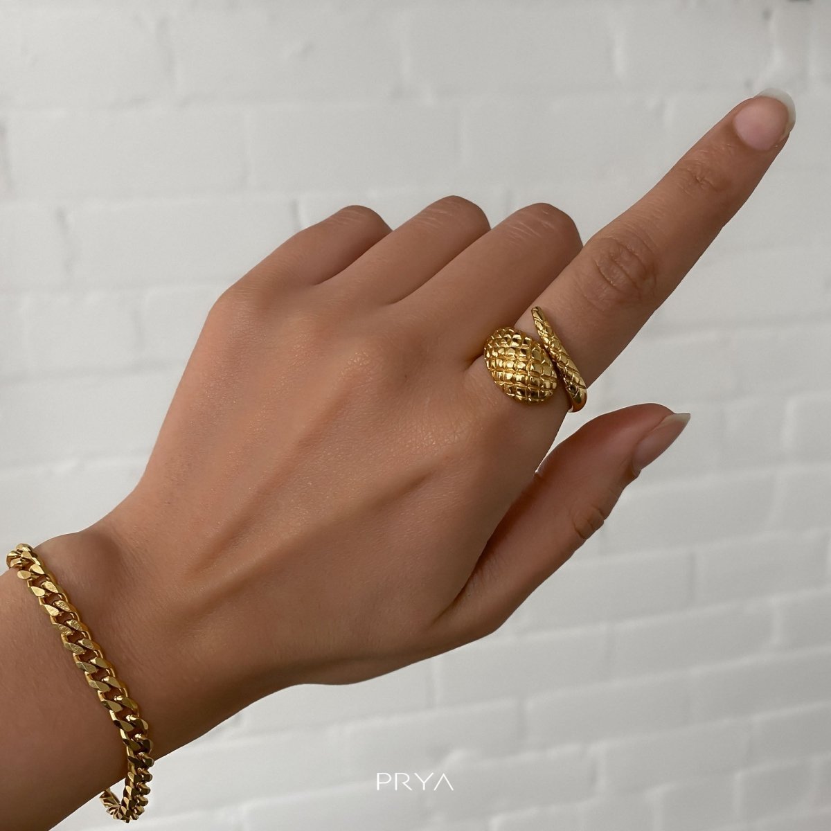 Saskia Snake Ring - ISMI JEWELS