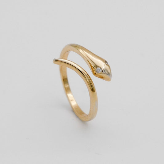 Savannah Adjustable Snake Ring - ISMI JEWELS