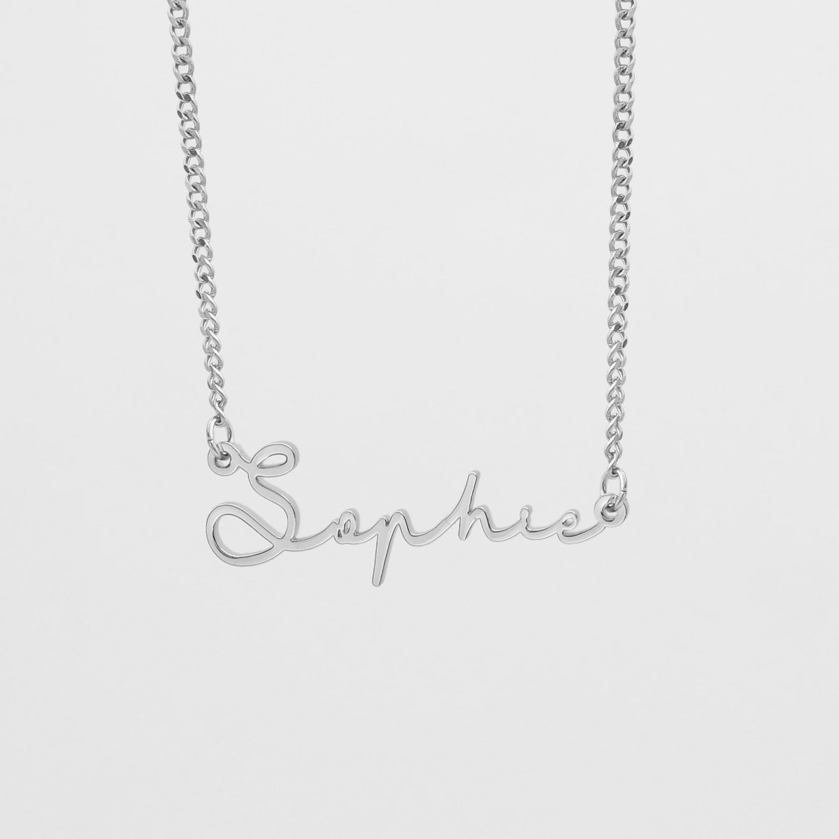Selina Custom Name Necklace (Horizontal) - ISMI JEWELS