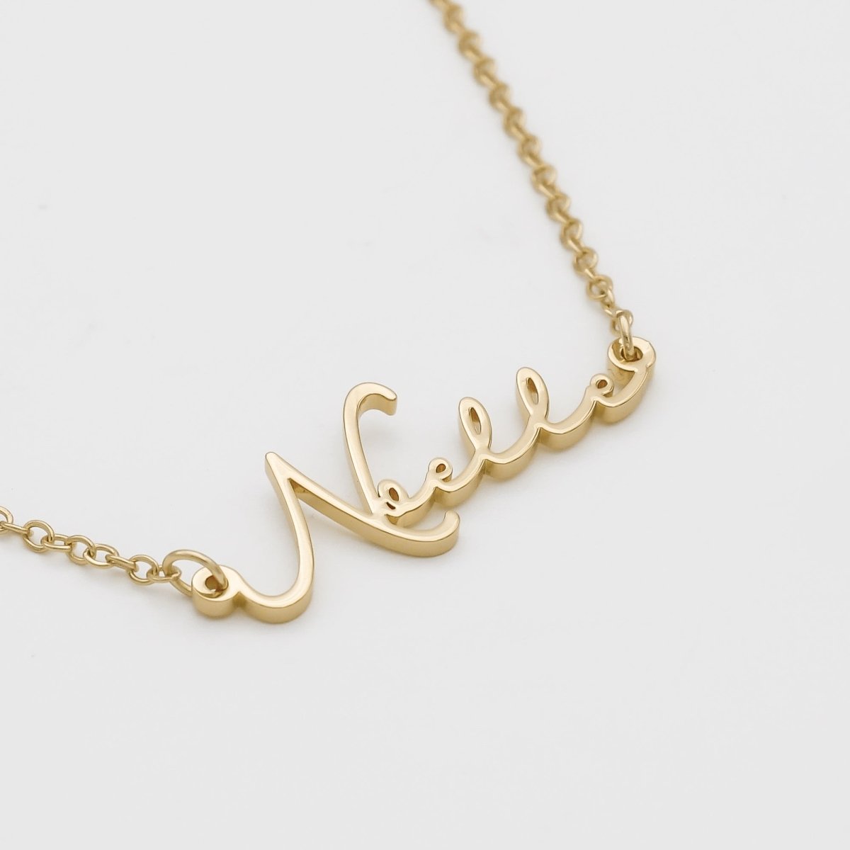 Selina Custom Name Necklace (Horizontal) - ISMI JEWELS