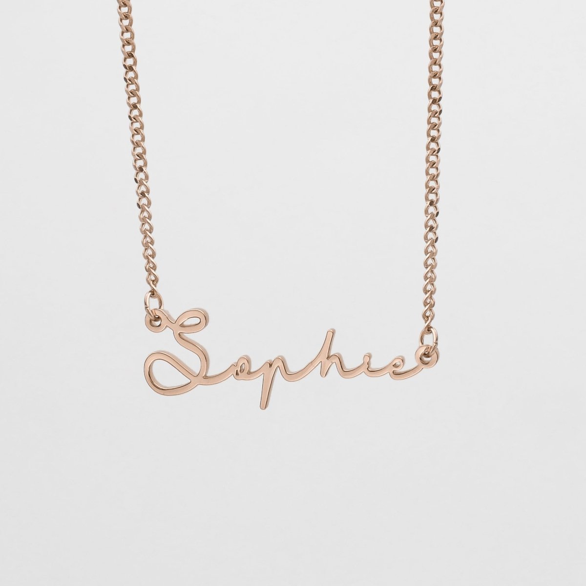 Selina Custom Name Necklace (Horizontal) - ISMI JEWELS