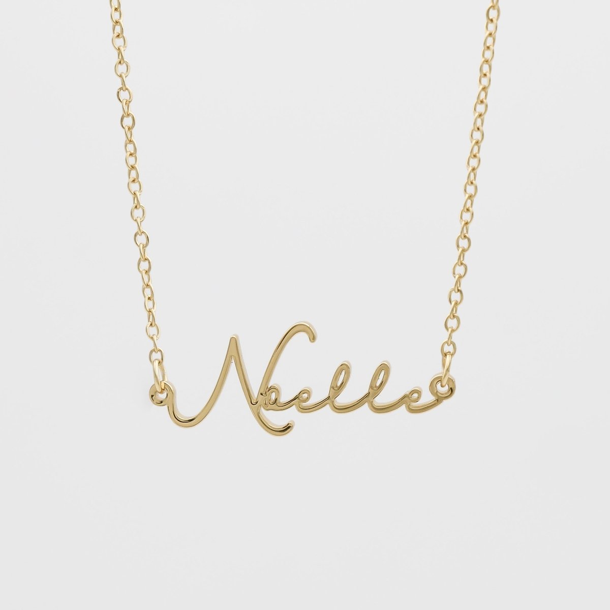 Selina Custom Name Necklace (Horizontal) - ISMI JEWELS