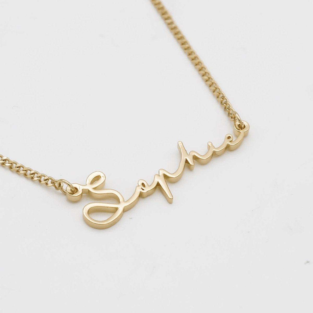 Selina Custom Name Necklace (Horizontal) - ISMI JEWELS