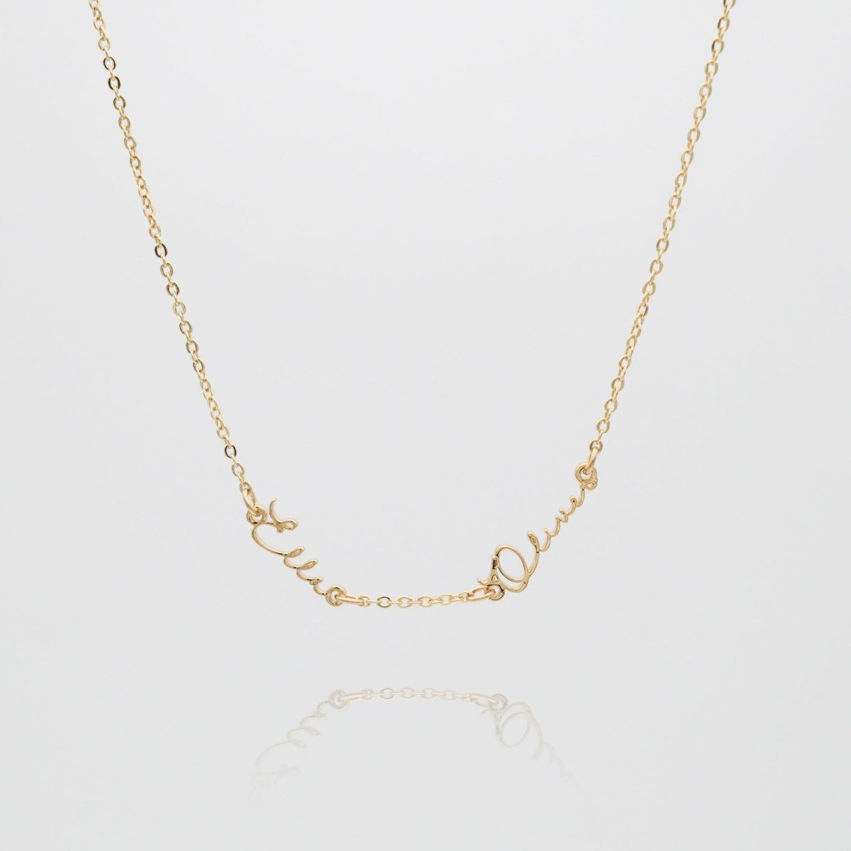 Selina Multiple Name Necklace - ISMI JEWELS