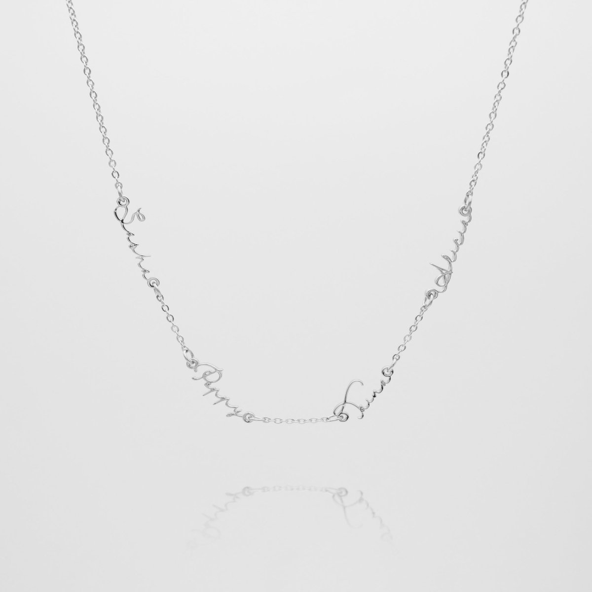 Selina Multiple Name Necklace - ISMI JEWELS
