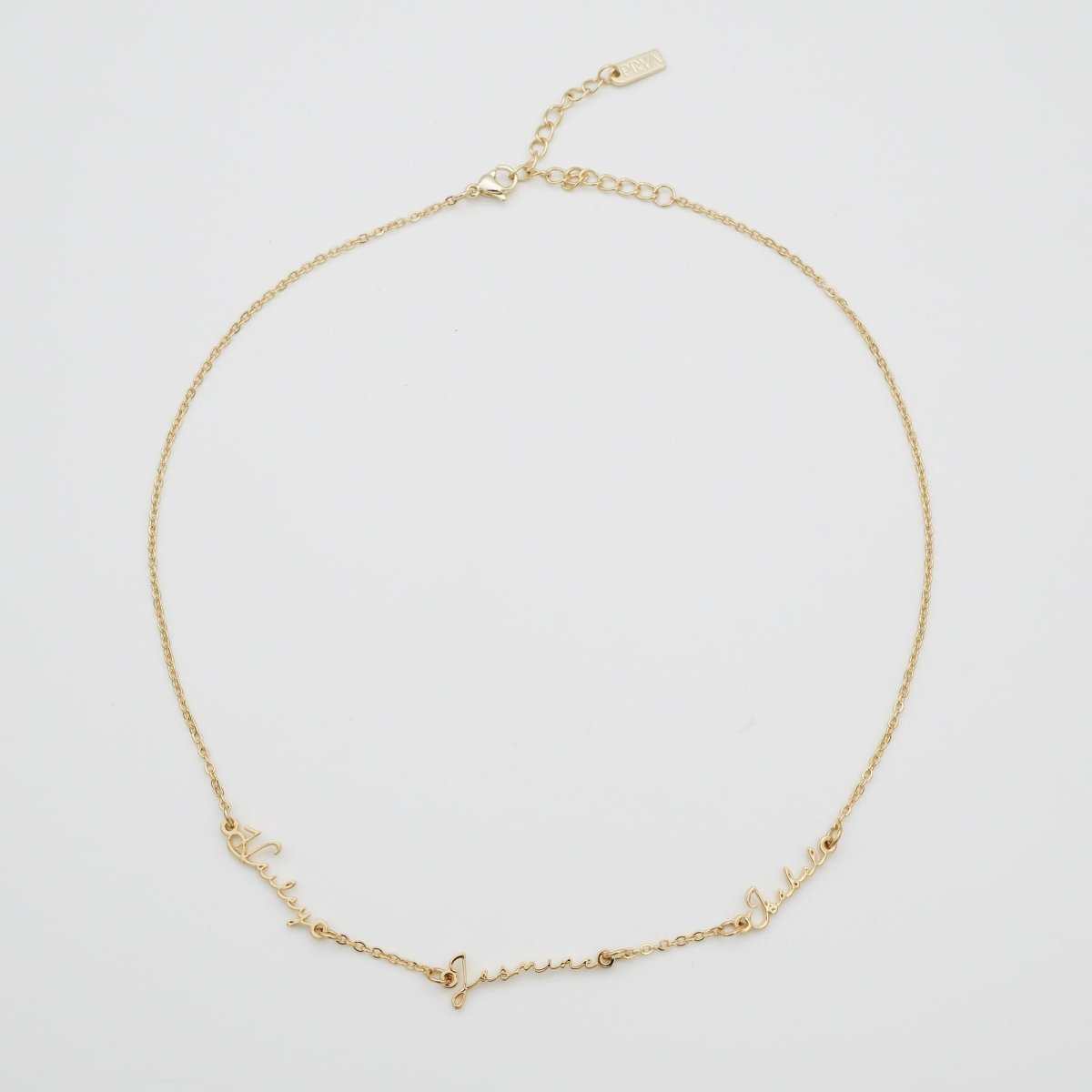 Selina Multiple Name Necklace - ISMI JEWELS
