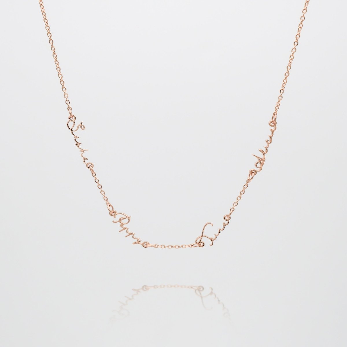 Selina Multiple Name Necklace - ISMI JEWELS