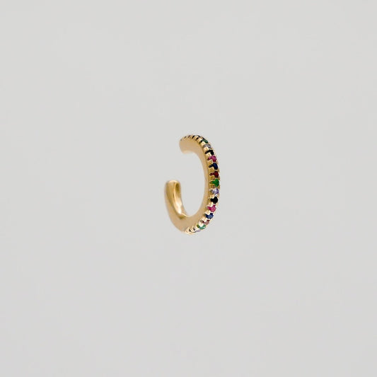 Shona Rainbow Ear Cuff - ISMI JEWELS