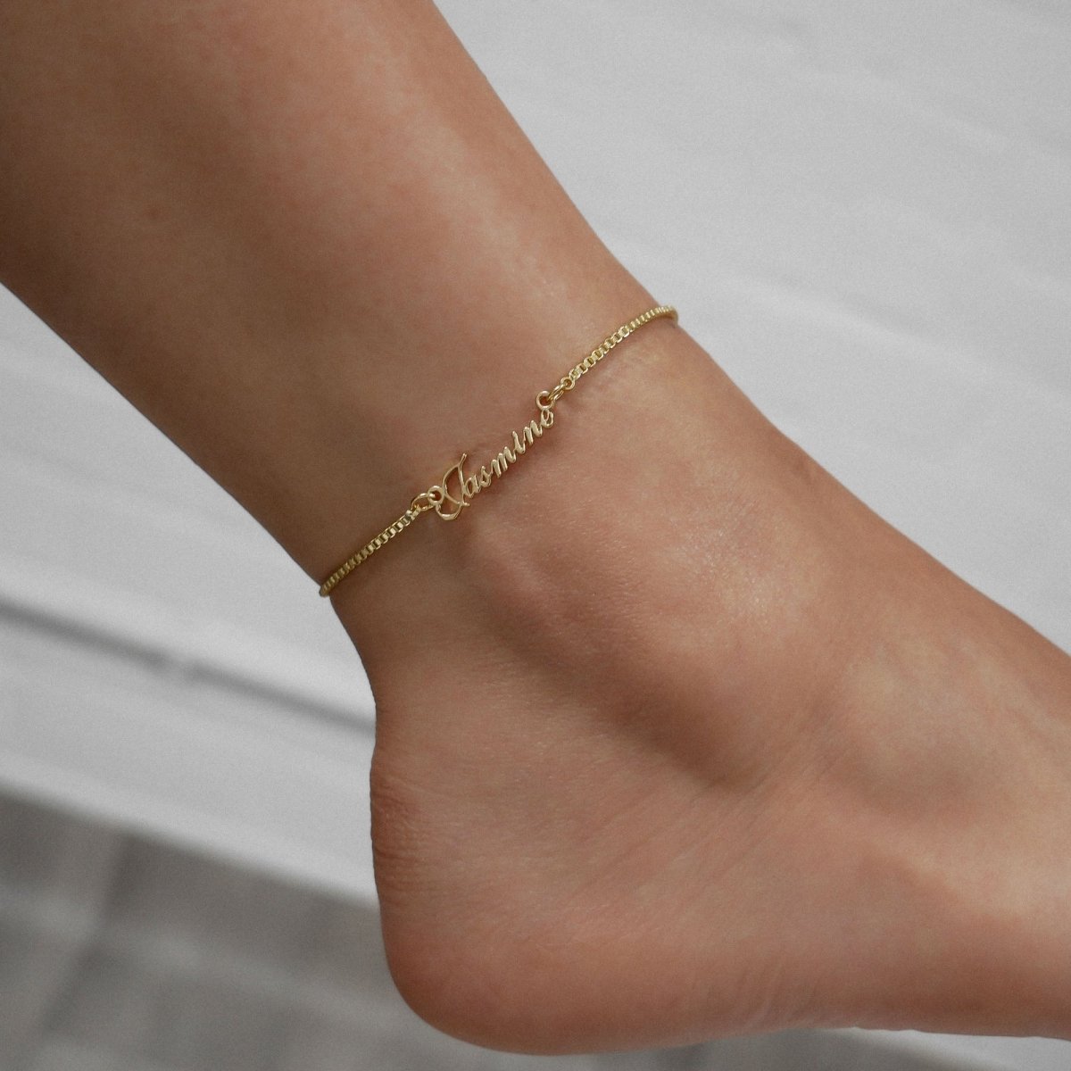 Siena Name Anklet - ISMI JEWELS