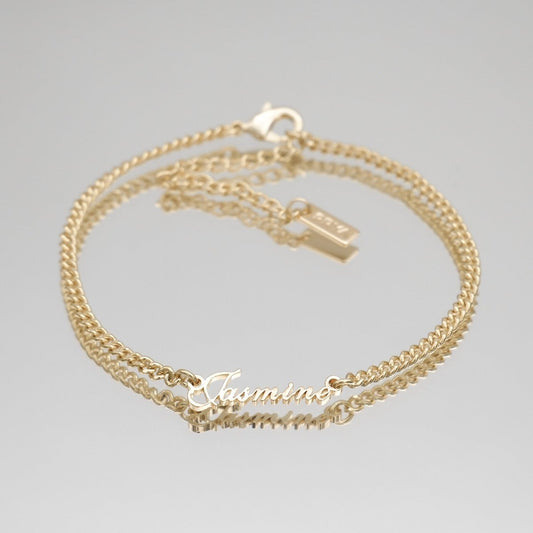 Siena Name Anklet - ISMI JEWELS