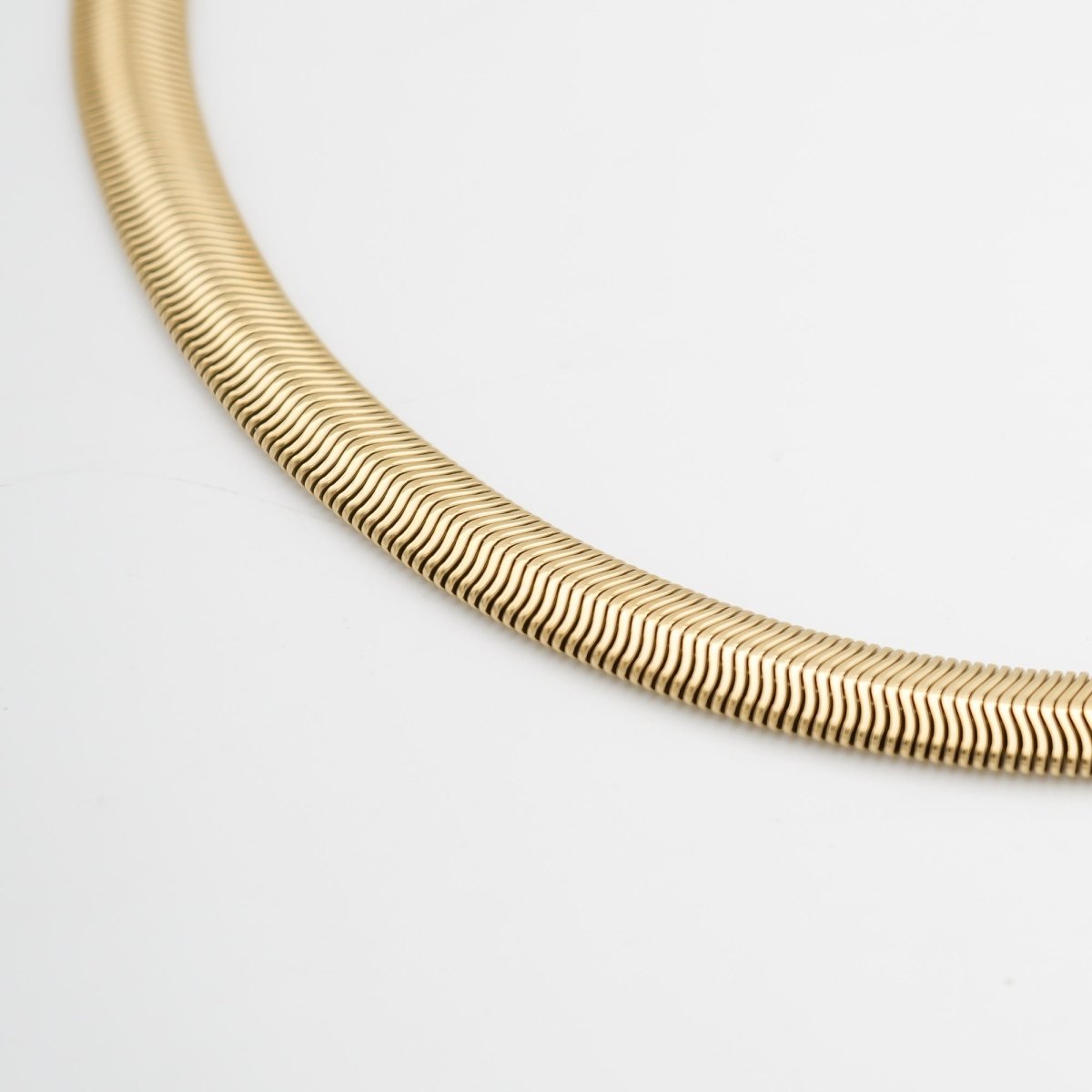 Skyla Chunky Herringbone Necklace - ISMI JEWELS