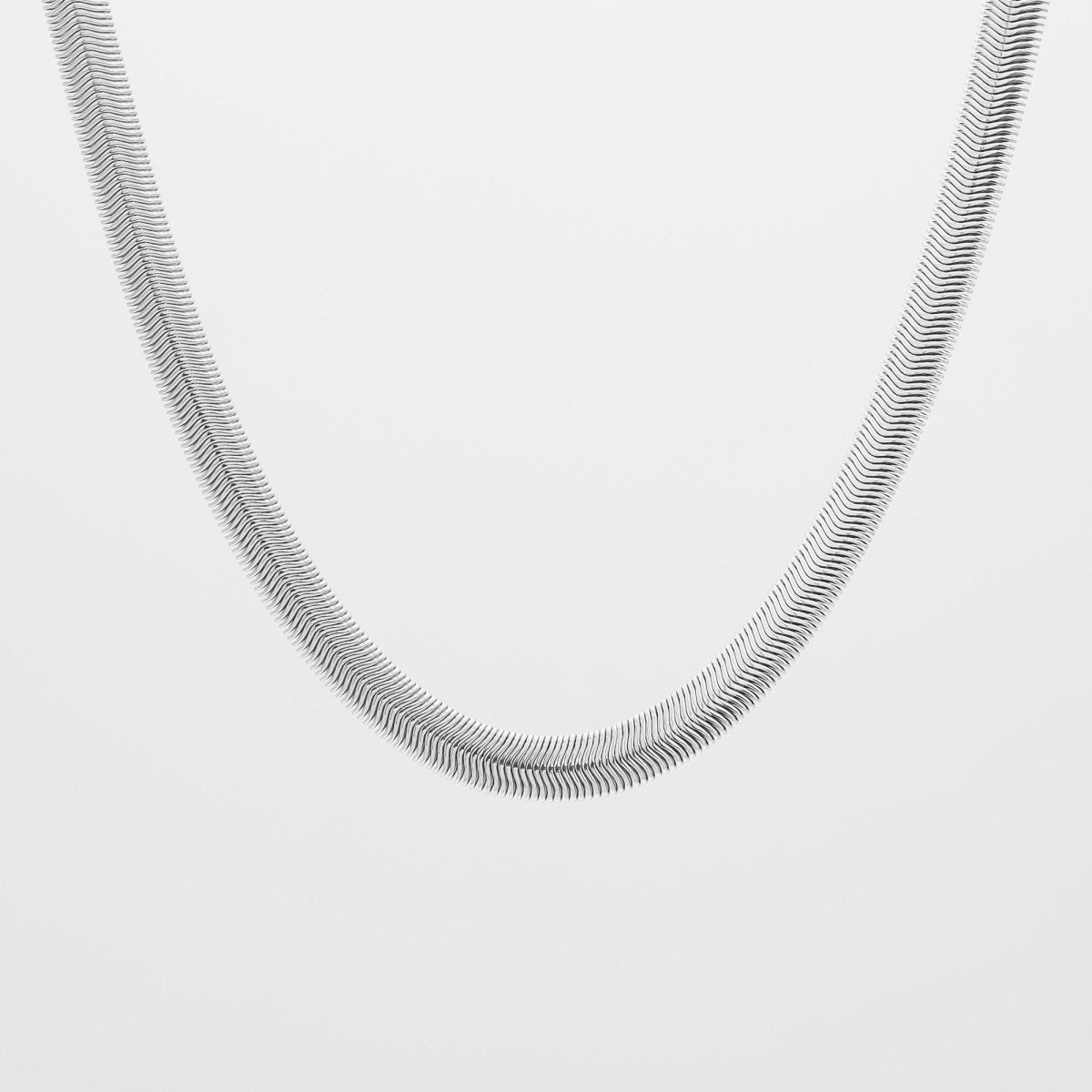 Skyla Chunky Herringbone Necklace - ISMI JEWELS