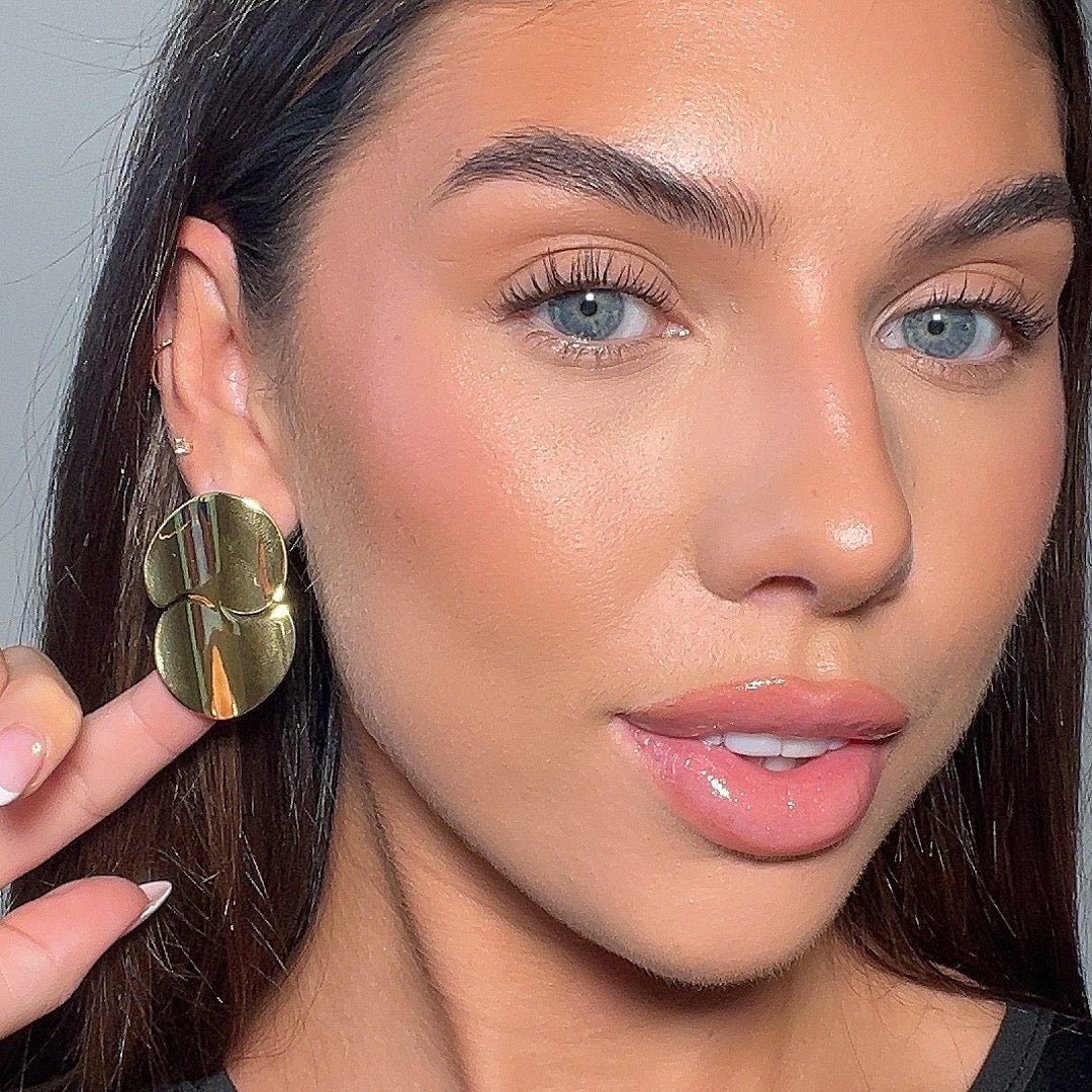 Snoh Disc Drop Earrings - ISMI JEWELS