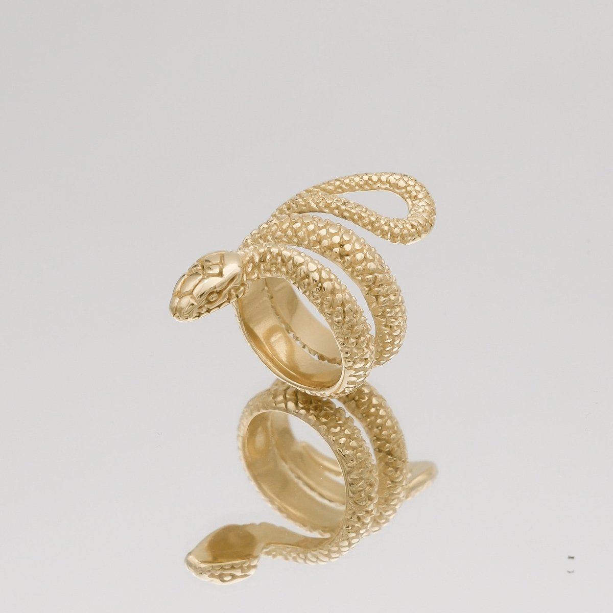 Sofia Snake Band Ring - ISMI JEWELS