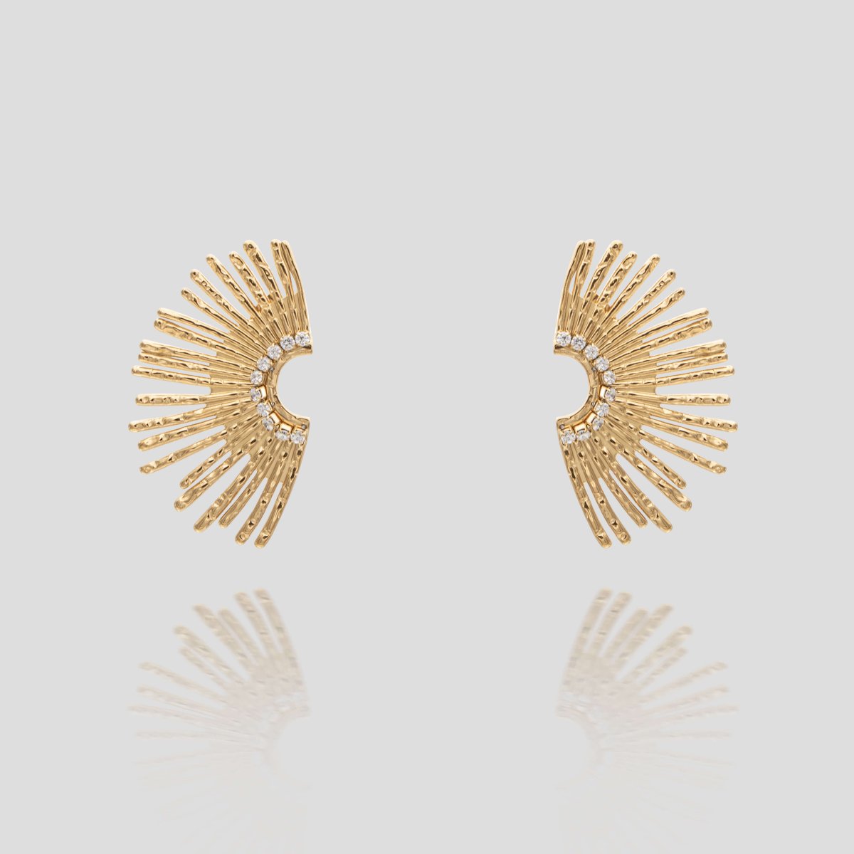 Solana Fan Earrings - ISMI JEWELS