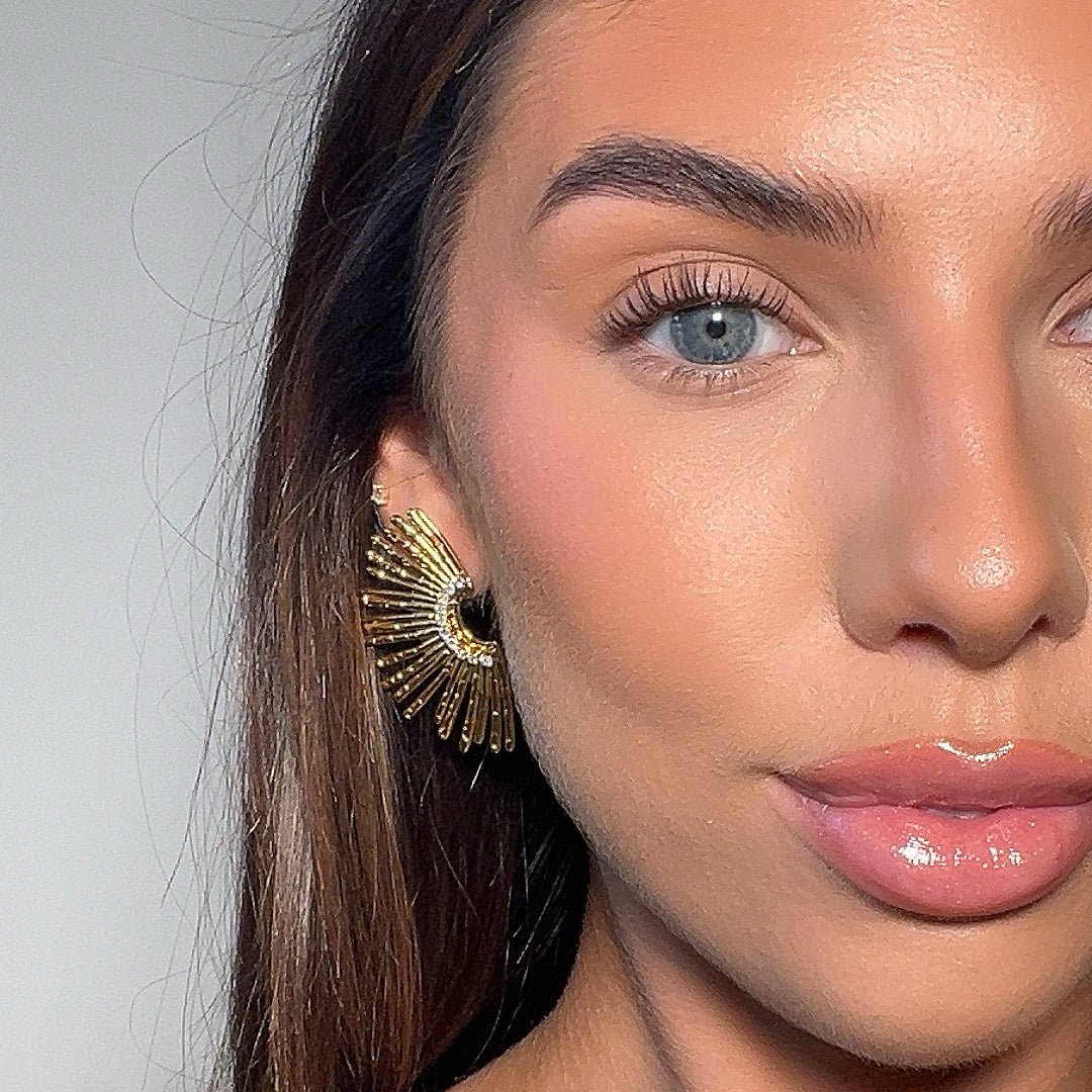 Solana Fan Earrings - ISMI JEWELS
