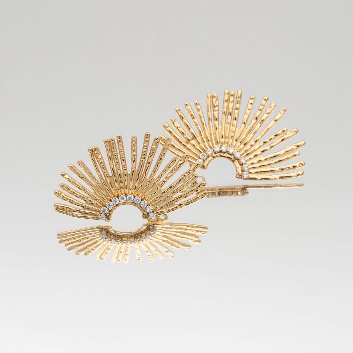 Solana Fan Earrings - ISMI JEWELS