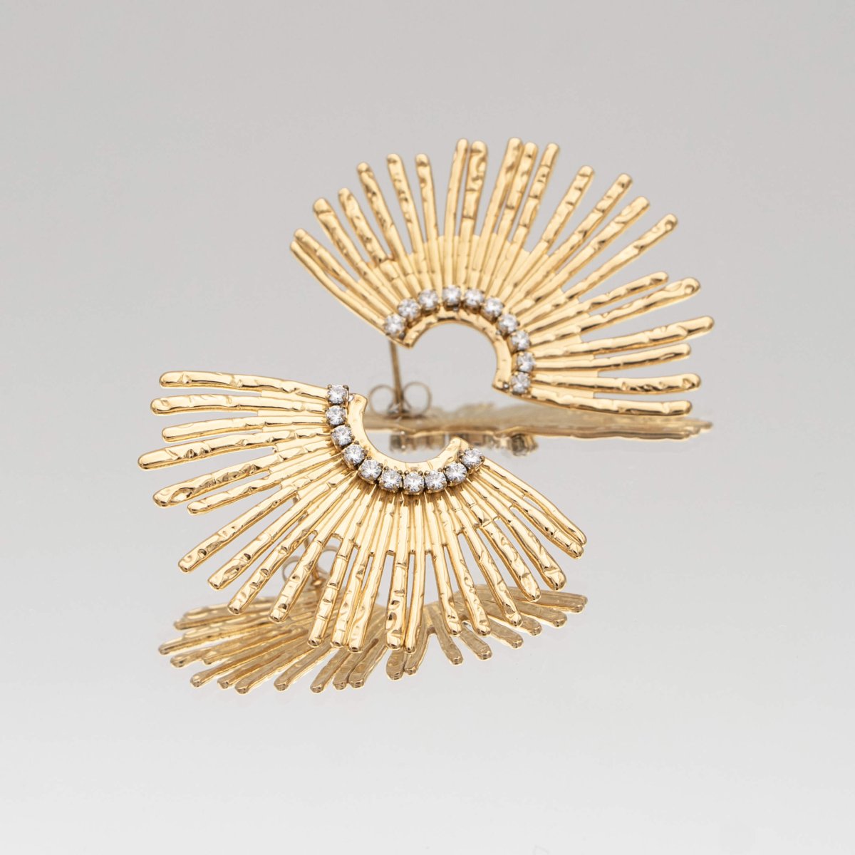 Solana Fan Earrings - ISMI JEWELS