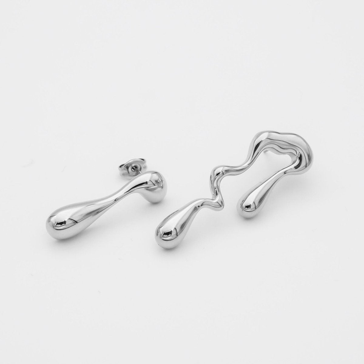 Soraya Asymmetric Drop Earrings - ISMI JEWELS