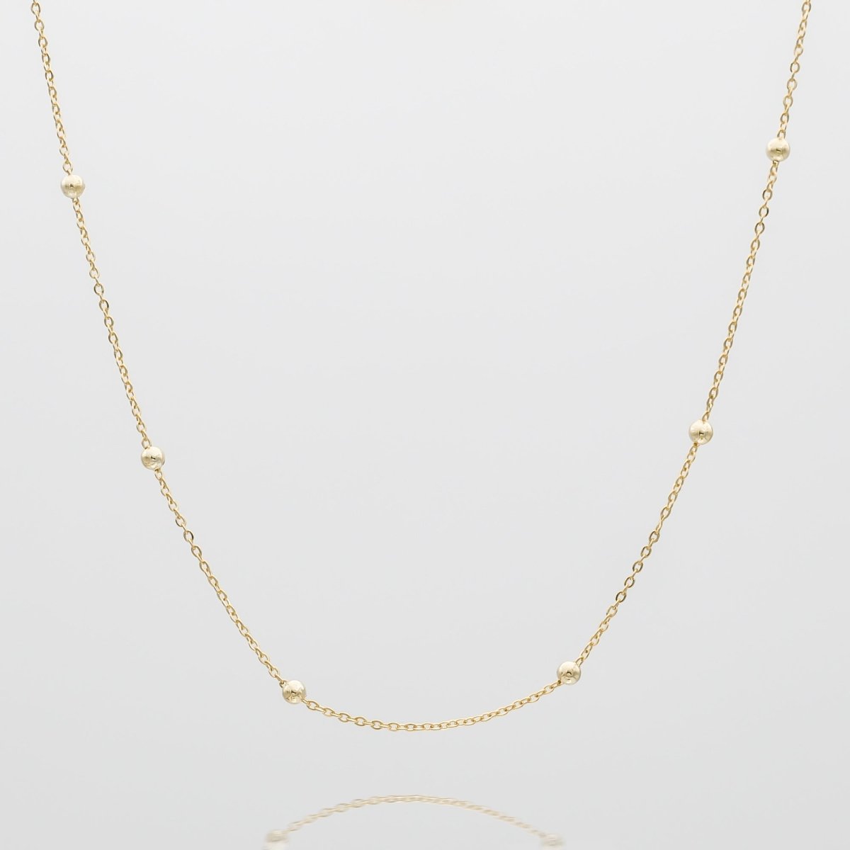 Sphere Beaded Necklace - ISMI JEWELS
