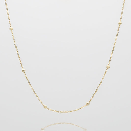Sphere Beaded Necklace - ISMI JEWELS