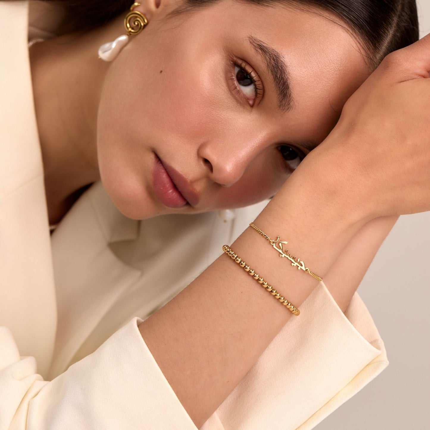 Lena Sphere Beaded Bracelet