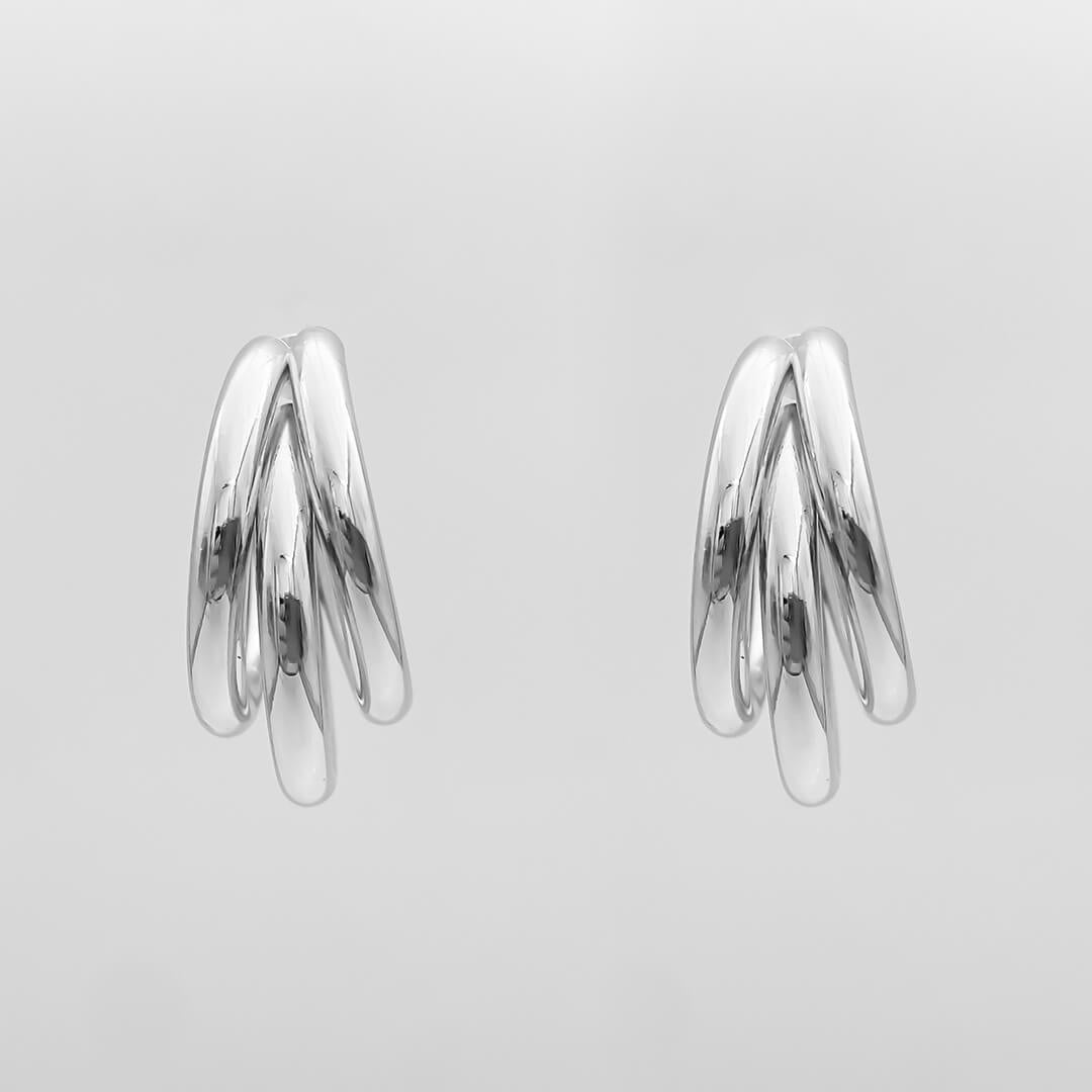 Talia Triple Hoops - ISMI JEWELS