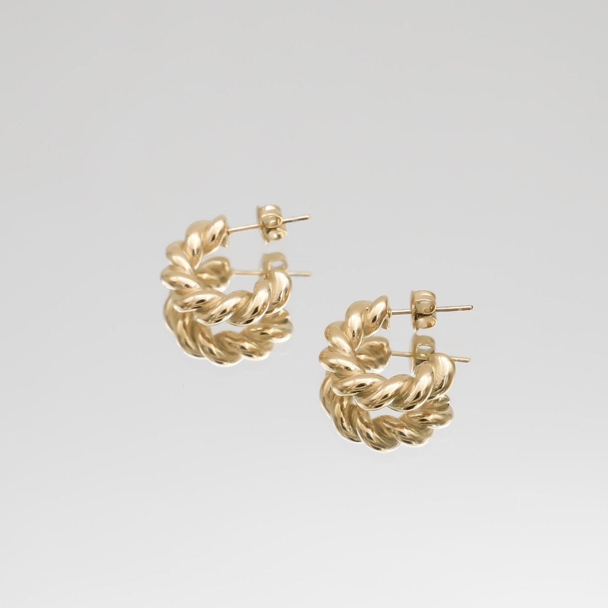 Tamia Twisted Earrings - ISMI JEWELS