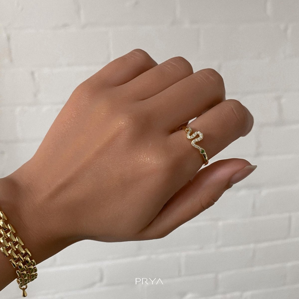 Taya Snake Ring - ISMI JEWELS