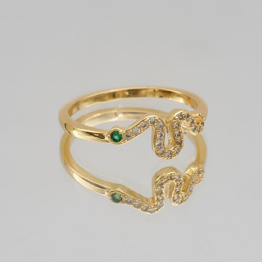 Taya Snake Ring - ISMI JEWELS