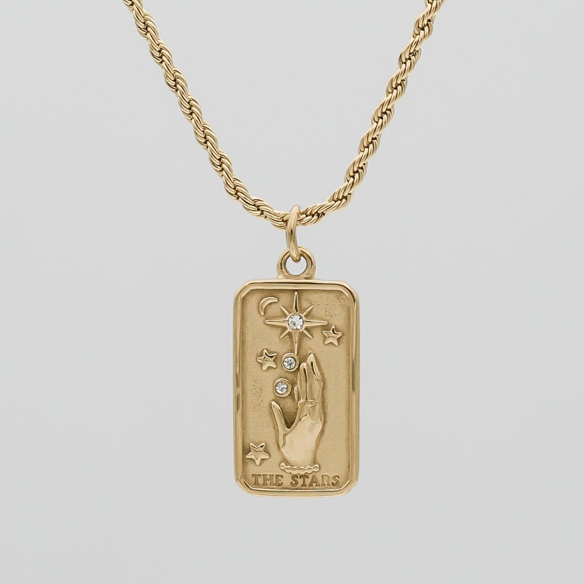 The Stars Tarot Card Necklace - ISMI JEWELS