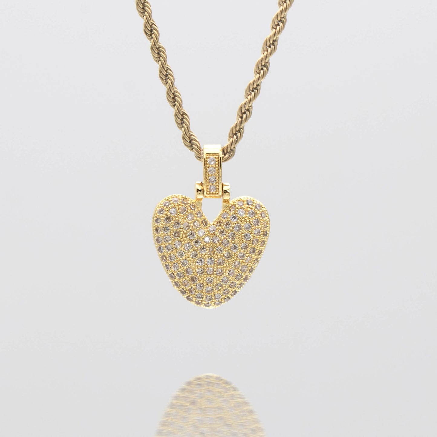 Pave Bubble Letter Initial Necklace - Image 30 - ISMI JEWELS